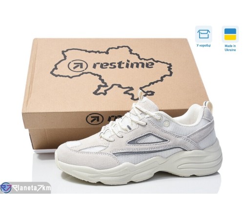 Кросівки жіночі на весну/осінь (8 пар р.36-41) бежевий  "Restime"