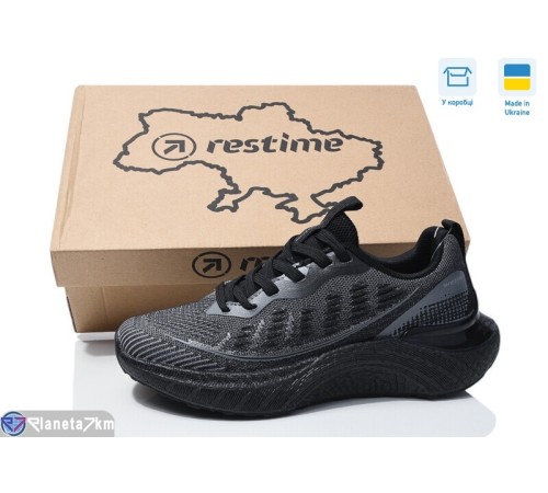 Кросівки жіночі на весну/осінь (8 пар р.36-41) чорний  "Restime"