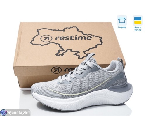 Кросівки жіночі на весну/осінь (8 пар р.36-41) сірий  "Restime"