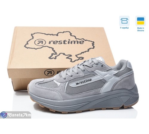Кросівки жіночі на весну/осінь (8 пар р.41-46) сірий  "Restime"