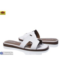 Шлепки жіночі на літо (8 пар р.36-41) білий  "Mei De Li"