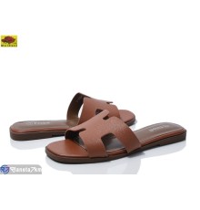 Шлепки жіночі на літо (8 пар р.36-41) коричневий  "Mei De Li"