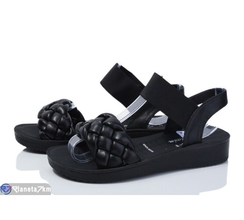 Босоніжки жіночі на літо (8 пар р.36-41) чорний  "DIXA"