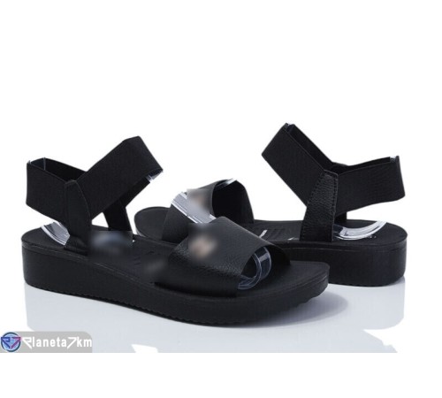 Босоніжки жіночі на літо (8 пар р.36-41) чорний  "DIXA"