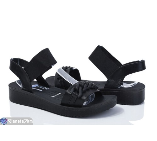 Босоніжки жіночі на літо (8 пар р.36-41) чорний  "DIXA"