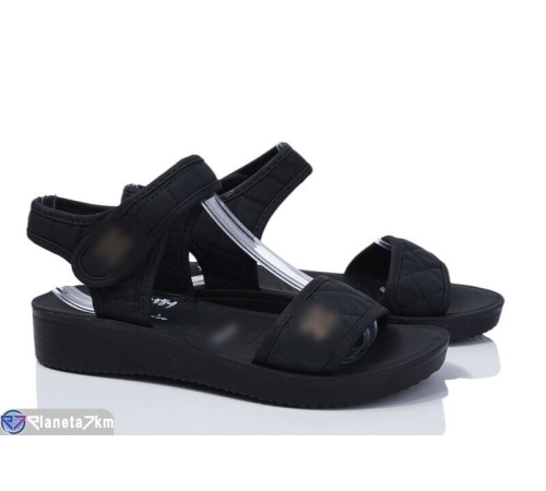 Босоніжки жіночі на літо (8 пар р.36-41) чорний  "DIXA"