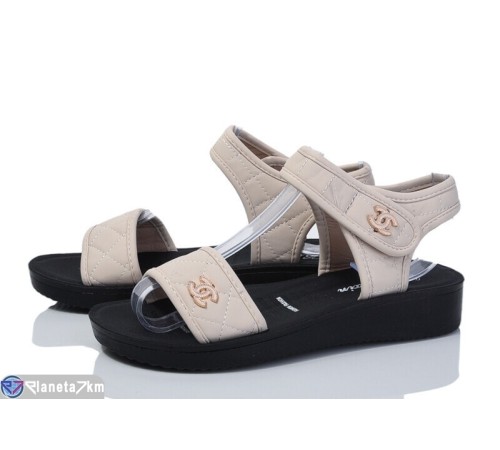 Босоніжки жіночі на літо (8 пар р.36-41) бежевий  "DIXA"