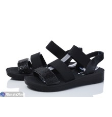 Босоніжки жіночі на літо (8 пар р.36-41) чорний  "DIXA"