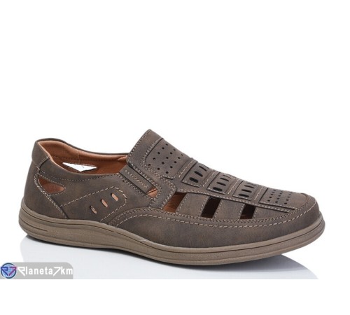 Сандалі чоловічі на літо (8 пар р.40-45) коричневий  "MELONI"