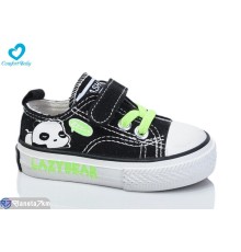 Дитячі кеди на весну/осінь (7 пар р.20-25) чорний  "Comfort-baby"