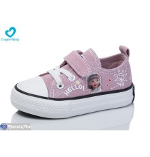 Дитячі кеди на весну/осінь (7 пар р.20-25) рожевий  "Comfort-baby"