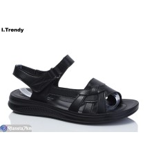 Босоніжки жіночі на літо (8 пар р.36-41) чорний  "Trendy"