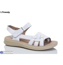 Босоніжки жіночі на літо (8 пар р.36-41) білий  "Trendy"