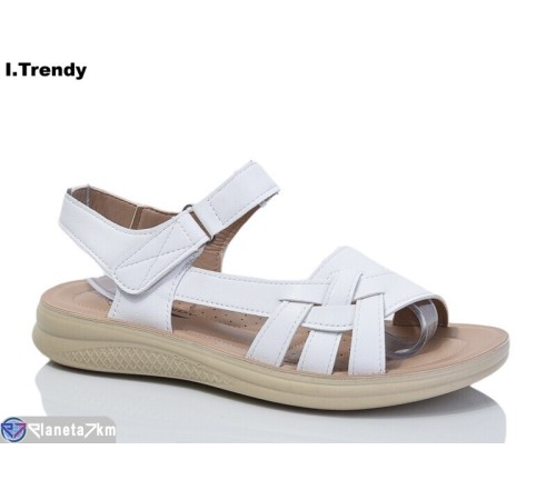 Босоніжки жіночі на літо (8 пар р.36-41) білий  "Trendy"