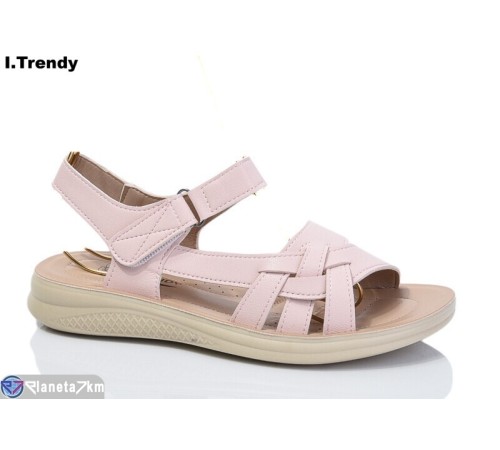 Босоніжки жіночі на літо (8 пар р.36-41) рожевий  "Trendy"