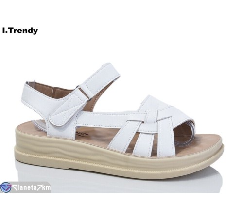 Босоніжки жіночі на літо (8 пар р.36-41) білий  "Trendy"