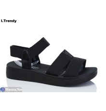 Босоніжки жіночі на літо (8 пар р.36-41) чорний  "Trendy"