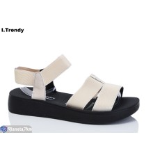 Босоніжки жіночі на літо (8 пар р.36-41) бежевий  "Trendy"