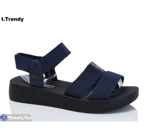 Босоніжки жіночі на літо (8 пар р.36-41) синій  "Trendy"