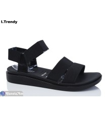 Босоніжки жіночі на літо (8 пар р.40-44) чорний  "Trendy"