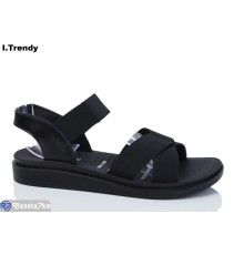 Босоніжки жіночі на літо (8 пар р.40-44) чорний  "Trendy"