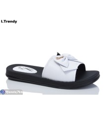 Шлепки жіночі на літо (8 пар р.40-44) білий  "Trendy"