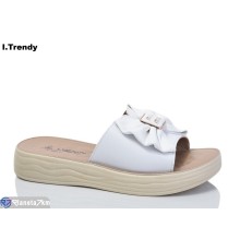 Шлепки жіночі на літо (8 пар р.36-41) білий  "Trendy"