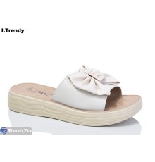 Шлепки жіночі на літо (8 пар р.36-41) бежевий  "Trendy"