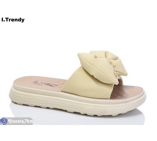 Шлепки жіночі на літо (8 пар р.36-41) бежевий  "Trendy"