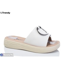 Шлепки жіночі на літо (8 пар р.36-41) бежевий  "Trendy"
