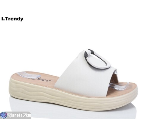 Шлепки жіночі на літо (8 пар р.36-41) бежевий  "Trendy"