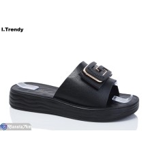 Шлепки жіночі на літо (8 пар р.36-41) чорний  "Trendy"