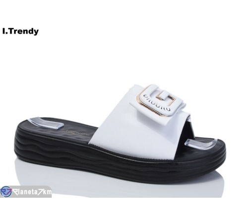 Шлепки жіночі на літо (8 пар р.36-41) білий  "Trendy"