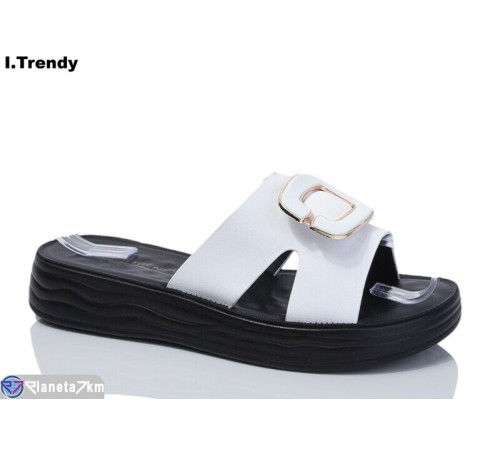 Шлепки жіночі на літо (8 пар р.36-41) білий  "Trendy"