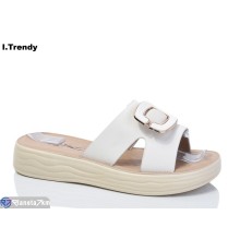 Шлепки жіночі на літо (8 пар р.36-41) бежевий  "Trendy"