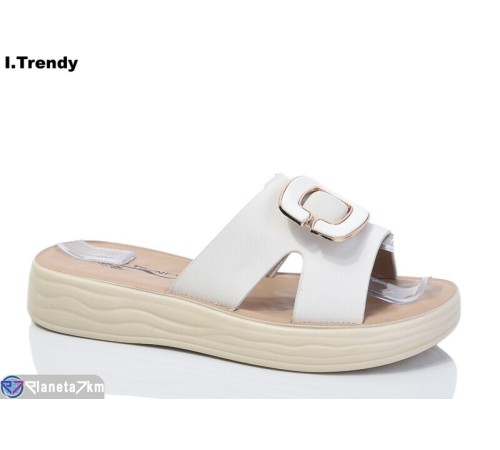 Шлепки жіночі на літо (8 пар р.36-41) бежевий  "Trendy"