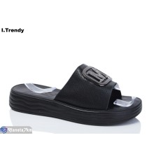 Шлепки жіночі на літо (8 пар р.36-41) чорний  "Trendy"