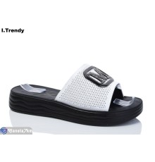 Шлепки жіночі на літо (8 пар р.36-41) білий  "Trendy"