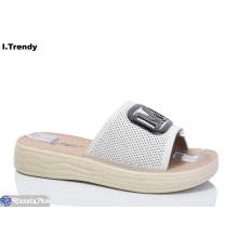Шлепки жіночі на літо (8 пар р.36-41) бежевий  "Trendy"