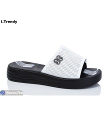 Шлепки жіночі на літо (8 пар р.36-41) білий  "Trendy"