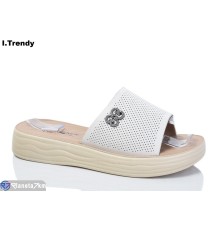 Шлепки жіночі на літо (8 пар р.36-41) бежевий  "Trendy"