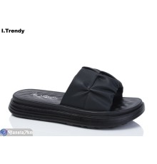 Шлепки жіночі на літо (8 пар р.36-41) чорний  "Trendy"
