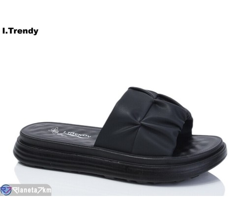 Шлепки жіночі на літо (8 пар р.36-41) чорний  "Trendy"