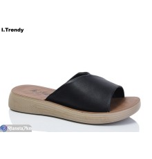 Шлепки жіночі на літо (8 пар р.36-41) чорний  "Trendy"