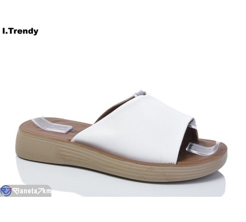 Шлепки жіночі на літо (8 пар р.36-41) білий  "Trendy"