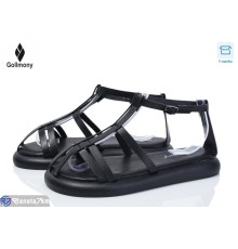 Босоніжки жіночі на літо (8 пар р.36-41) чорний  "Gollmony"