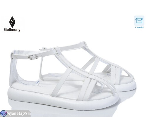 Босоніжки жіночі на літо (8 пар р.36-41) білий  "Gollmony"