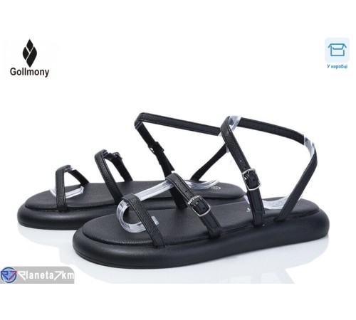 Босоніжки жіночі на літо (8 пар р.36-41) чорний  "Gollmony"