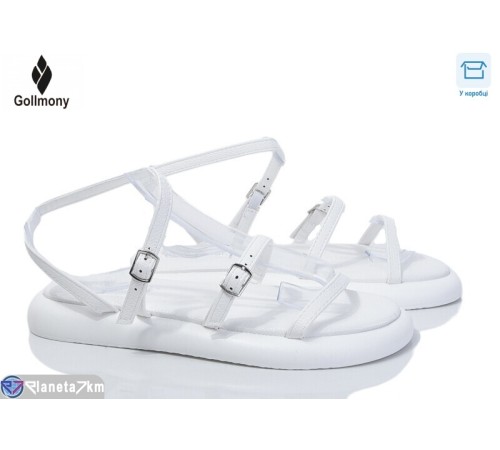 Босоніжки жіночі на літо (8 пар р.36-41) білий  "Gollmony"