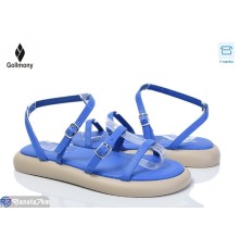 Босоніжки жіночі на літо (8 пар р.36-41) синій  "Gollmony"